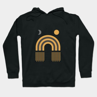 Moon & Sun - Mid Century Modern Hoodie